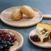 New CASA ACACIA CHIC Assiette Avec Manche Naturel