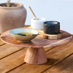 Sale CASA ACACIA Pieds De Table V Set De 2 Naturel