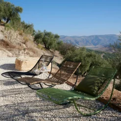 Hot CASA ACAPULCO Chaise Longue Basculante Noir