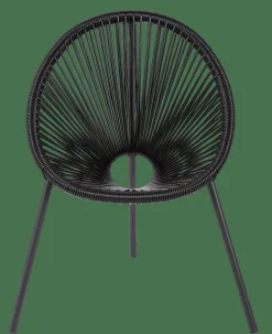 Discount CASA ACAPULCO Chaise Pour Enfants Noir