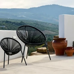 Discount CASA ACAPULCO Chaise Pour Enfants Noir
