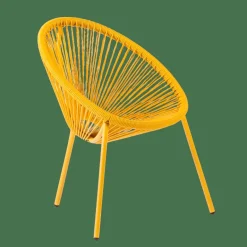 Best CASA ACAPULCO Chaise Pour Enfants Jaune
