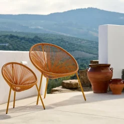 Best CASA ACAPULCO Chaise Pour Enfants Jaune
