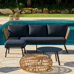 Discount CASA ACAPULCO Set Lounge Naturel