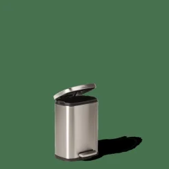 Sale CASA ADELE Poubelle à Pédale 5l Argent