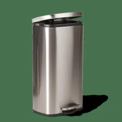 Online CASA ADELE Poubelle à Pédale 30l Argent