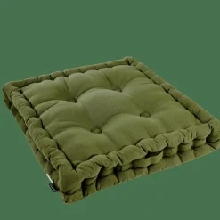Best CASA ALDA Coussin Matelas Vert Foncé