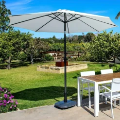 Discount CASA ALU Parasol Sans Pied De Parasol Blanc