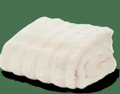 Best CASA ALVA Plaid Blanc Cassé