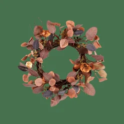 Outlet CASA AUTUMN Couronne De Feuilles Brun