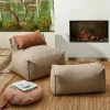 New CASA BAGIE Fauteuil Pouf Poire Beige