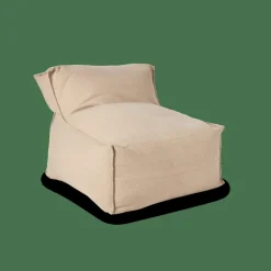 New CASA BAGIE Fauteuil Pouf Poire Beige