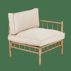 Outlet CASA BAMBOLETTE Fauteuil De Coin Aspect Bambou