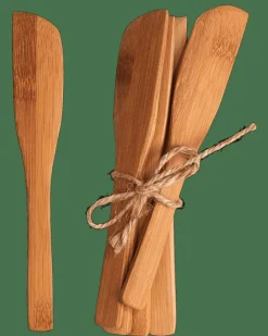 New CASA BAMBOO Couteaux Pour Tapas Set De 6 Naturel