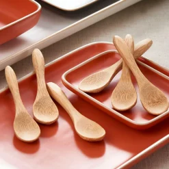 Sale CASA BAMBOO Cuillères Set De 6 Naturel