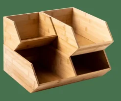 Online CASA BAMBOO Organisateur Empilable Naturel