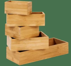 Clearance CASA BAMBOO Organisateur Tiroir Naturel