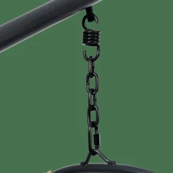 New CASA BAZAI Chaise Suspendue Avec Support Noir