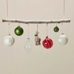 Hot CASA BIRCH Branche Avec 7 Crochets Naturel