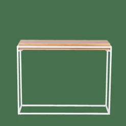 Discount CASA BLOK Table Murale Blanc, Naturel