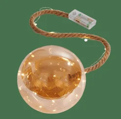 Discount CASA BLOXEM Boule Déco Avec 21 LEDs Doré