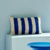 New CASA BLUES Coussin Bleu