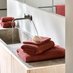 Online CASA B-LUX Drap De Bain Rouge