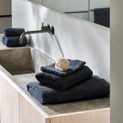 Best CASA B-LUX Tapis De Bain Bleu