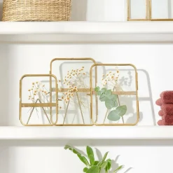 Clearance CASA BRASS Cadre Photo Doré