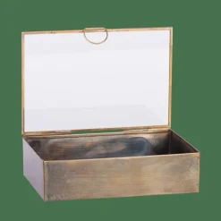 New CASA BRUSH Boîte De Rangement Doré