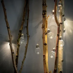 New CASA BULB Guirlande Lumineuse Solaire 10 Leds Transparent