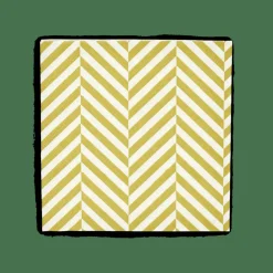 Hot CASA CHEVRON Set De 20 Serviettes Vert