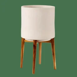 Clearance CASA CHIARO Pot De Fleurs Blanc
