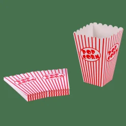 Discount CASA CINEMA Gobelet Pop-corn Set De 8 Blanc, Rouge