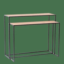 Clearance CASA COMBO Table Murale Set De 2 Naturel