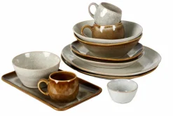 Online CASA COZY Assiette Brun