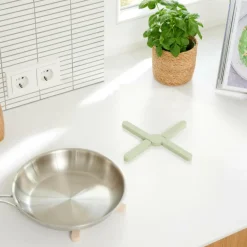 Hot CASA CUISINO Dessous-de-plat Pliable Menthe
