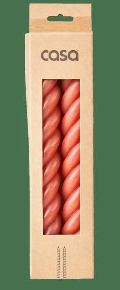 Best CASA CURL Bougies Set De 2 Rouge