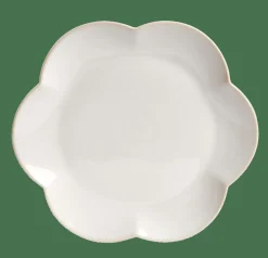 Hot CASA DAHLIA FLOWER Assiette Blanc