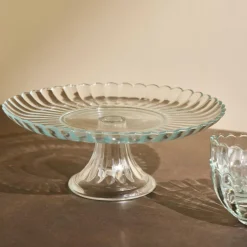 Hot CASA DAHLITA Plat à Gâteau Transparent
