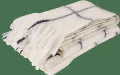 New CASA DIAMA Plaid Blanc