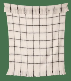 New CASA DIAMA Plaid Blanc