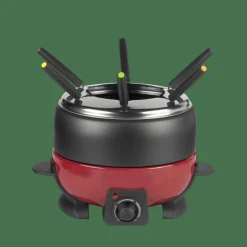 Discount CASA DINNER Set à Fondue 6 Fourchettes Noir, Rouge