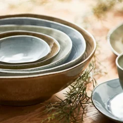 Discount CASA EARTH LAGOON Assiette Creuse Vert Clair