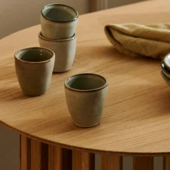 CASA EARTH LAGOON Mug 10 CL Vert Clair