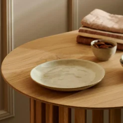 Clearance CASA EARTH MARL Assiette à Dessert Crème