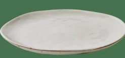 Hot CASA EARTH MARL Assiette Plate Crème