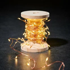 New CASA ELLI Guirlande Lumineuse Avec 100 LEDS Cluster Cuivre
