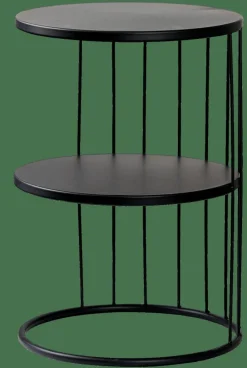 Outlet CASA ELMER Table D'appoint Noir