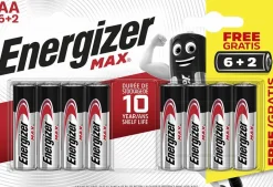 Clearance CASA ENERGIZER Pile Alcaline Set De 4